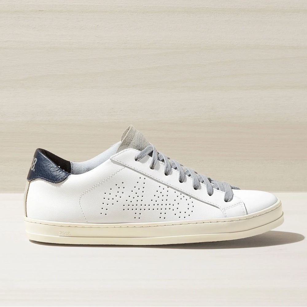 P448 John White Navy Sneakers 44- NWT